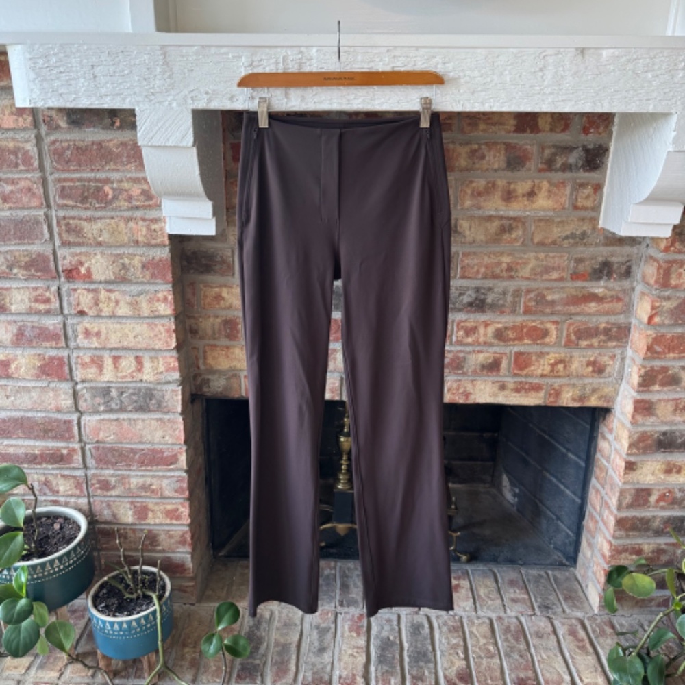Espresso Smooth Fit Pull-On High-Rise Pant Regular Sz 6